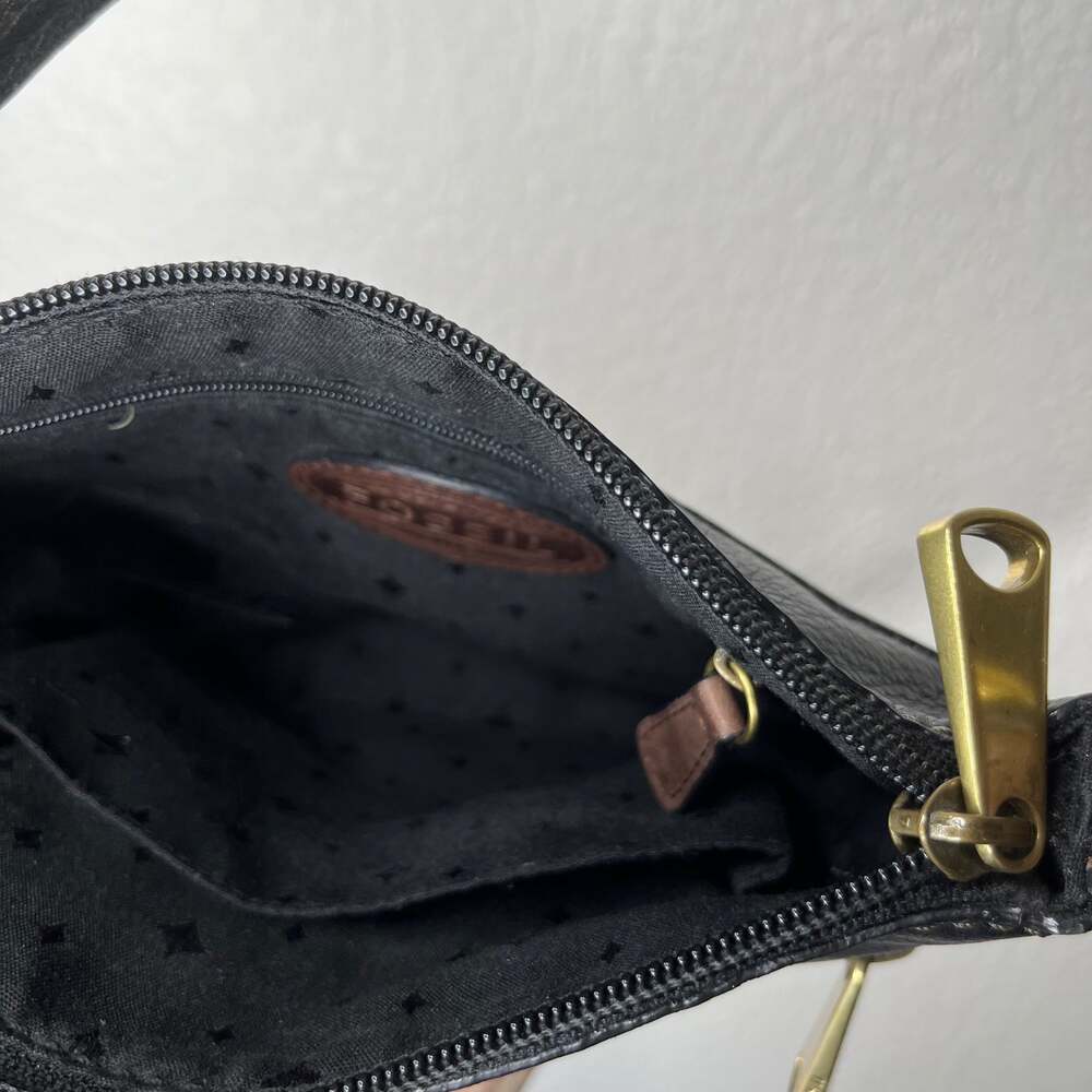 Fossil Black Crossbody Small Leather Bag - Picture 8 of 10